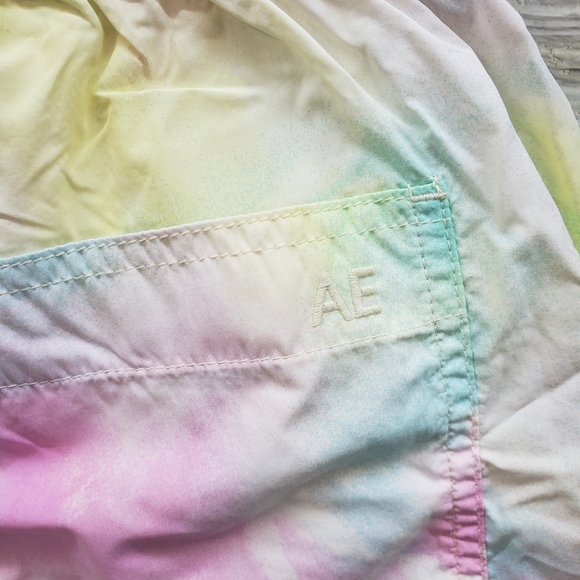 American Eagle Watercolor Tye Dye Elastic … - Picture 5 of 6